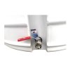 Vanne galvanisé de soutirage pour citerne verticale de grade type ACS, pour la conservation longue de l'eau potable. FCI AquaTechnology